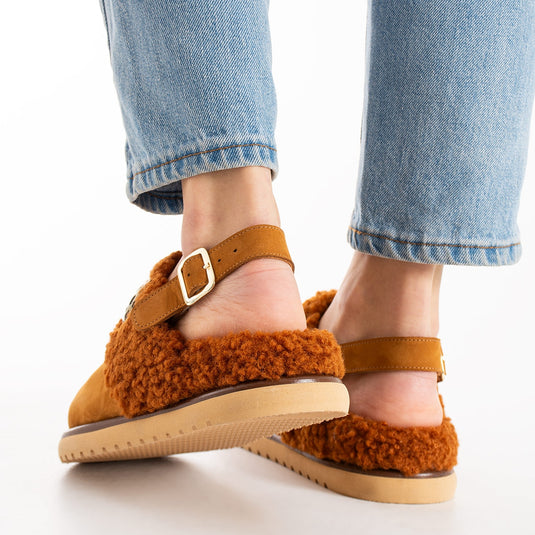 Walviss Ellis Hakiki Deri Kemerli Tarçin Sandalet