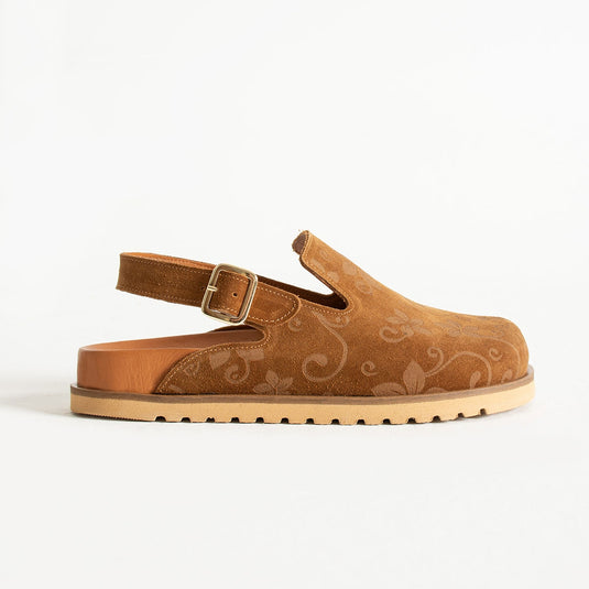 Walviss Flora Kadın Hakiki Deri Tek Tokalı Coconat Sandalet