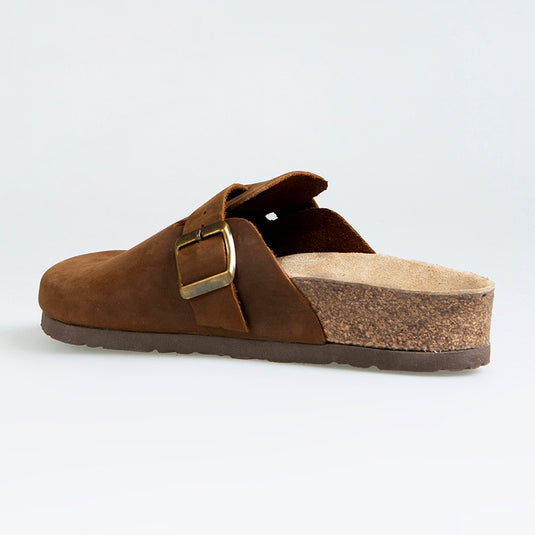 Walviss Impulo Kadin Hakiki Deri Tek Tokali Taba Terlik