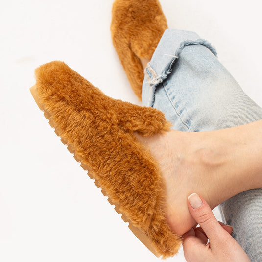 Walviss Konde Kadin Kürklü Bagciksiz Tarçin Terlik