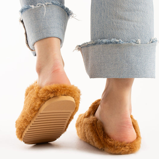 Walviss Konde Kadin Kürklü Bagciksiz Tarçin Terlik