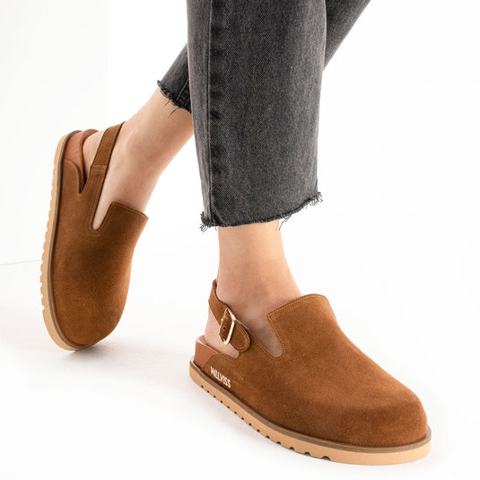 Walviss Leon Kadın Hakiki Deri Tek Tokalı Coconat Sandalet