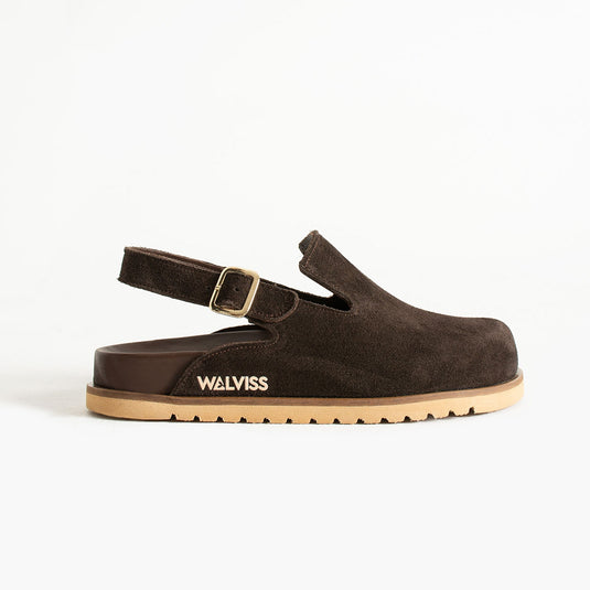 Walviss Leon Kadın Hakiki Deri Tek Tokalı Kahverengi Sandalet