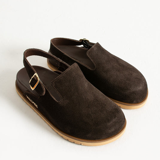 Walviss Leon Kadın Hakiki Deri Tek Tokalı Kahverengi Sandalet