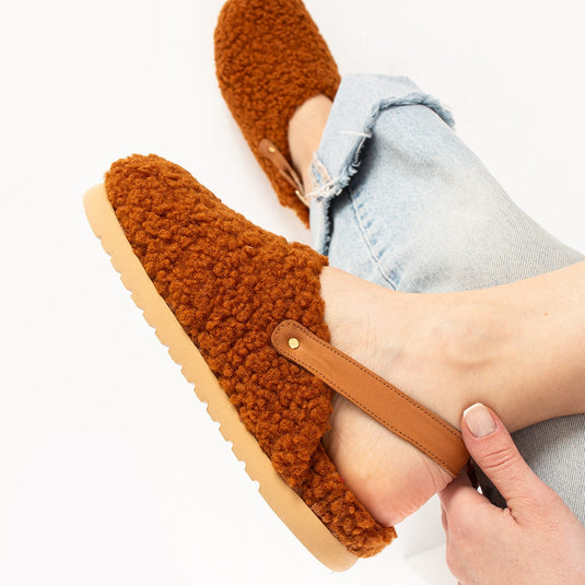 Walviss Moshe Kadin Kürklü Tek Tokali Tarçin Sandalet