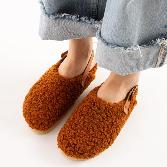 Walviss Moshe Kadin Kürklü Tek Tokali Tarçin Sandalet