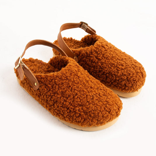 Walviss Moshe Kadin Kürklü Tek Tokali Tarçin Sandalet