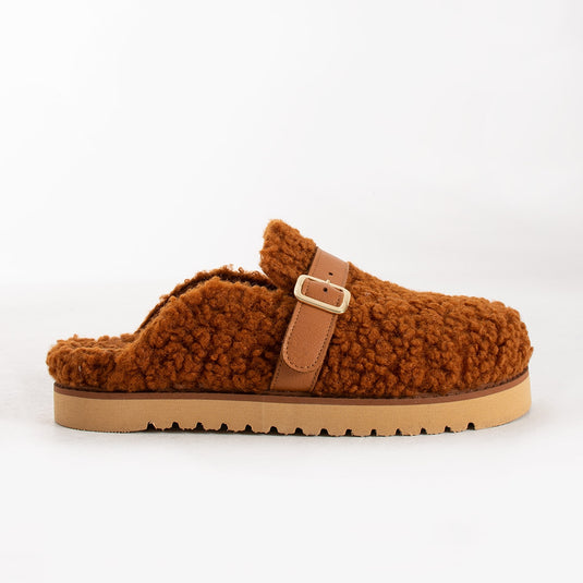 Walviss Mufy Kadin Kürklü Tek Tokali Tarçin Terlik