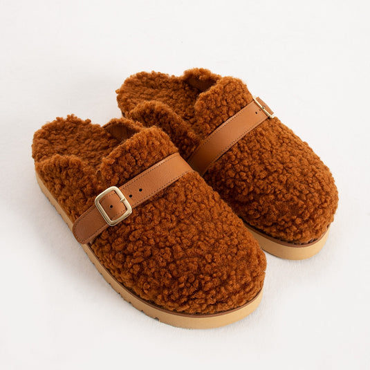 Walviss Mufy Kadin Kürklü Tek Tokali Tarçin Terlik