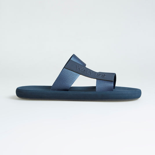 Walviss Mystax Erkek Dokuma Kumas Bagciksiz Lacivert Terlik