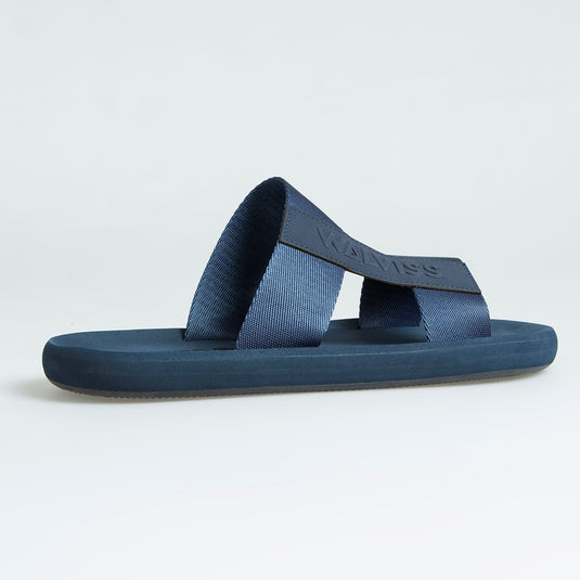 Walviss Mystax Erkek Dokuma Kumas Bagciksiz Lacivert Terlik