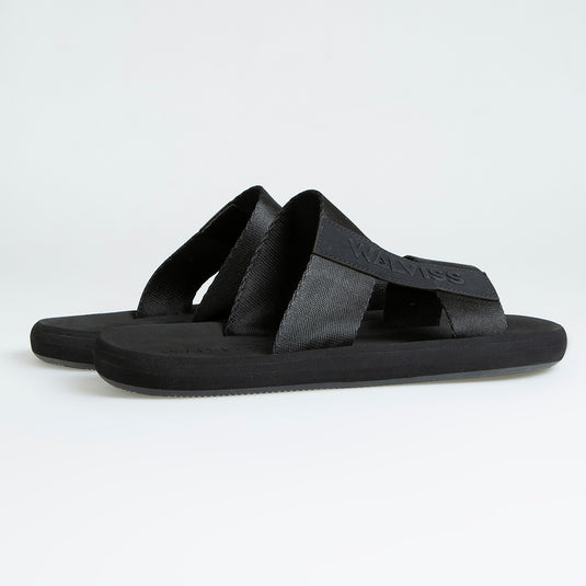 Walviss Mystax Erkek Dokuma Kumas Bagciksiz Siyah Terlik