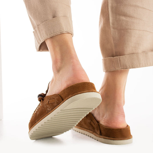 Walviss Rustica Kadin Hakiki Deri Bagciksiz Coconat Terlik