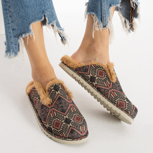 Walviss Savora Kadin Kumas Pelus Bagciksiz Tarçin Terlik