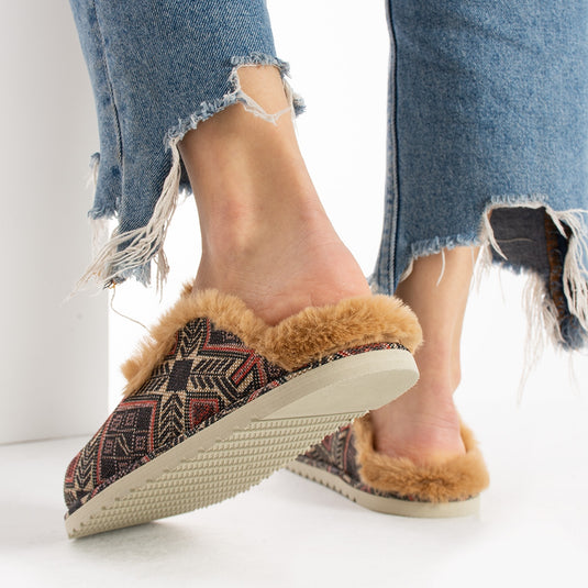 Walviss Savora Kadin Kumas Pelus Bagciksiz Tarçin Terlik