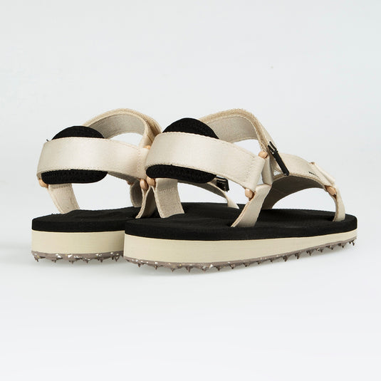 Walviss Willy Kadin Dokuma Kumas Cirtli Bej Sandalet