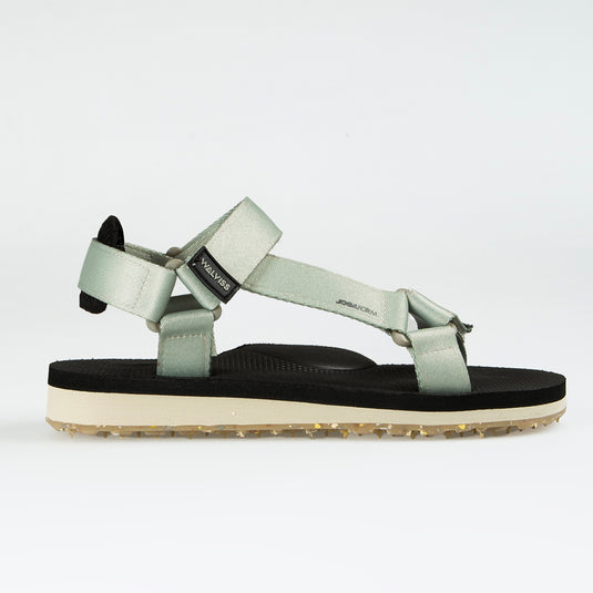 Walviss Willy Kadin Dokuma Kumas Cirtli Haki Sandalet